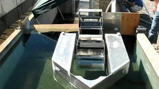 NOAA Lamprey Passage System LPS High Water in Operation.avi