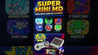 Super Nintendo que roda MEGA DRIVE?! 🤯 (Super Mini MD)