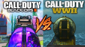 Black Ops 3 HG-40 DLC WEAPON Vs. COD WW2 MP-40