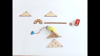 DIY Moving Triangle ROBOT for KIDS to learn Kinematics and ROBOTICS