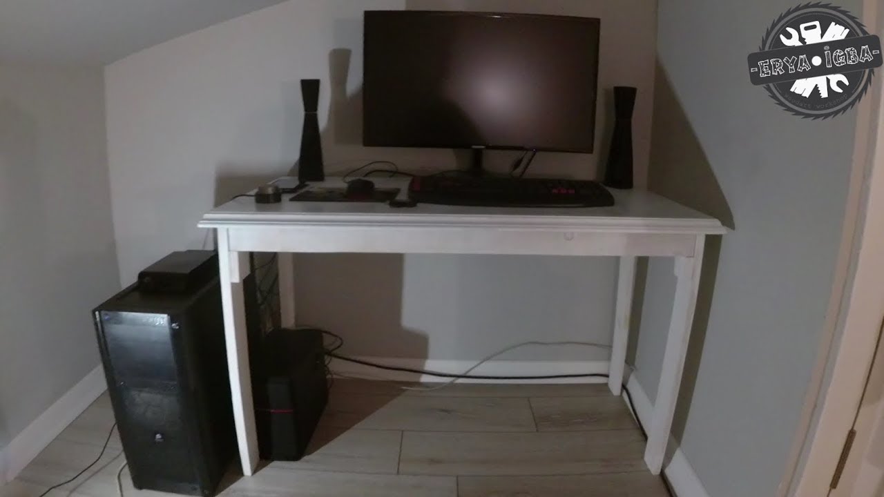 Basit Bilgisayar Masası [] Simple Computer Desk - YouTube