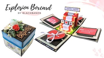 Explosion Box | Explosion Box for him | Birthday Theme | DIY explosion box ideas | Blackbands
