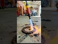 Unrust Deep Rusted chain with Fire and Chemical Reaction Before &amp; After