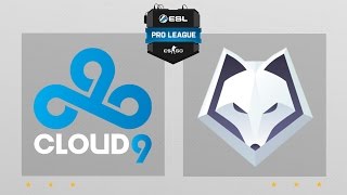 CS:GO - Cloud9 vs. Winterfox [Dust2] Map 1 - ESL Pro League Season 4 - NA Matchday 21