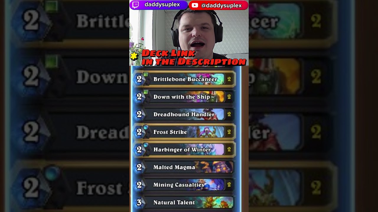 New FFU Buttons Death Knight Deck List ► Hearthstone Standard: Perils in Paradise 30.2.2