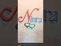 Nimra name #calligraphy #art #name #nimra #foryou