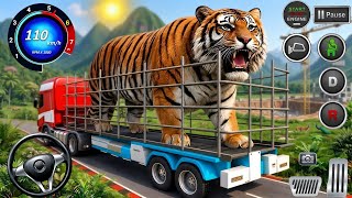 動物園動物貨物トラック運転手：危険な動物配達ゲーム3D – トラック運転シミュレーターゲームプレイ screenshot 5