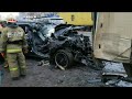 30.04.2020г - За одну ночь в Ярославле произошло 2 серьезных ДТП. " водителя скончались на месте