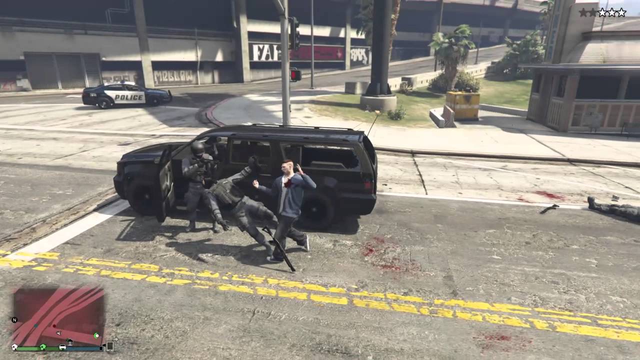Grand Theft Auto V f*ck swat