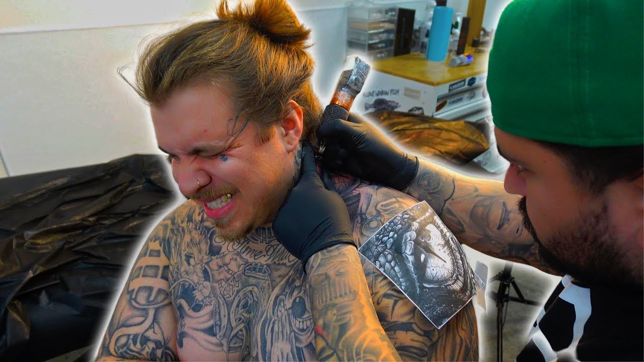 GETTING MY NECK TATTOO'D