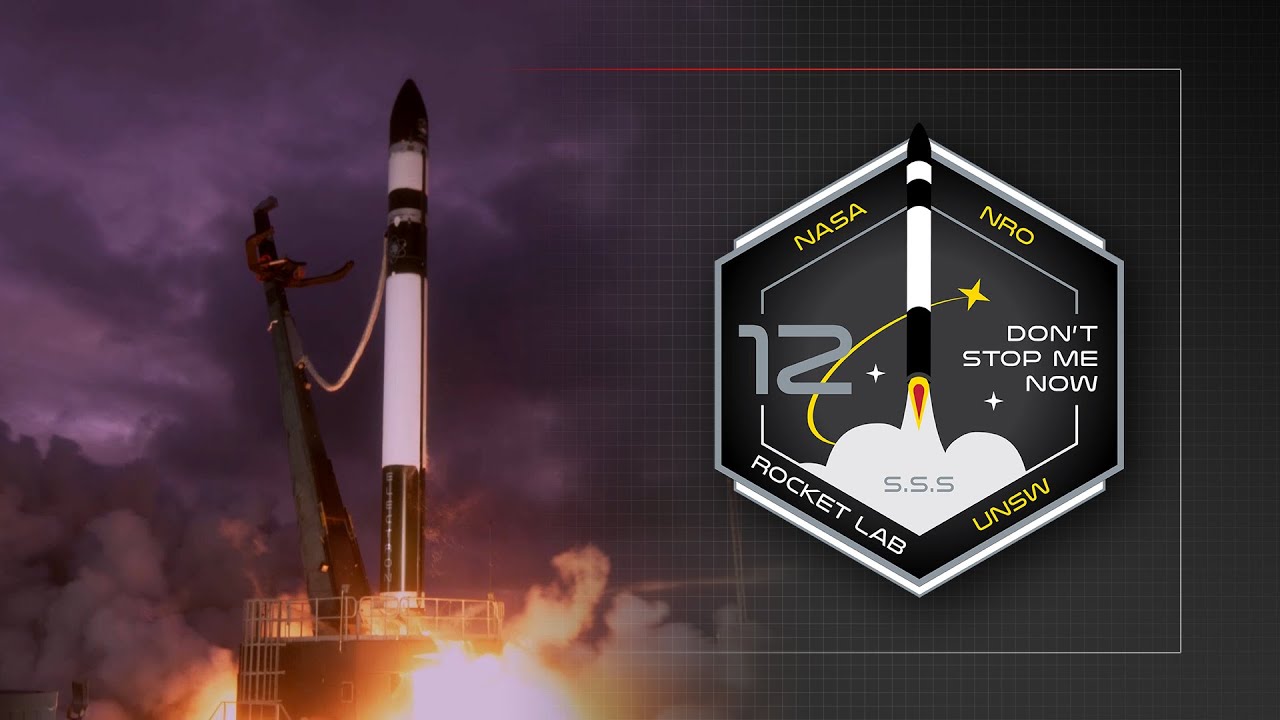 Rocket Lab - Don't Stop Me Now Launch video artwork