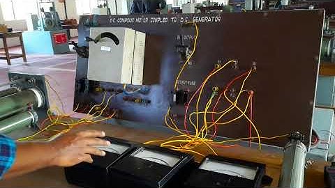 Load test of dc compound generator