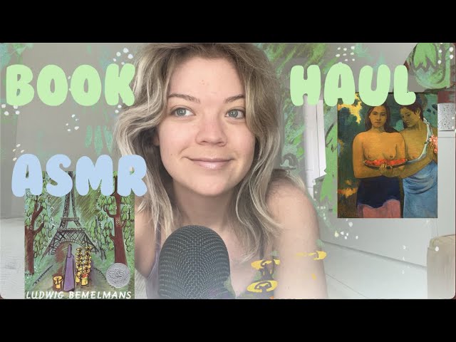 Book haul asmr 📚 ~ flea market finds | book sounds | show & tell 🎨