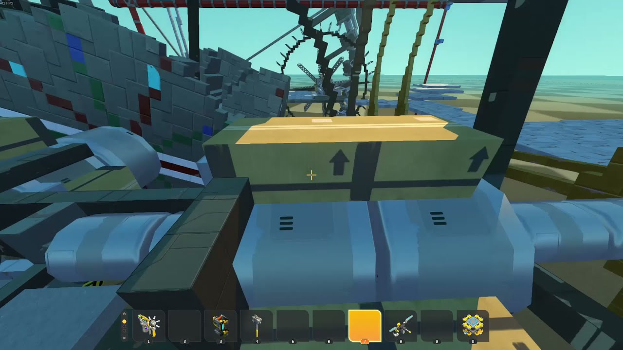 scrap mechanic giant mechanical wheel chair