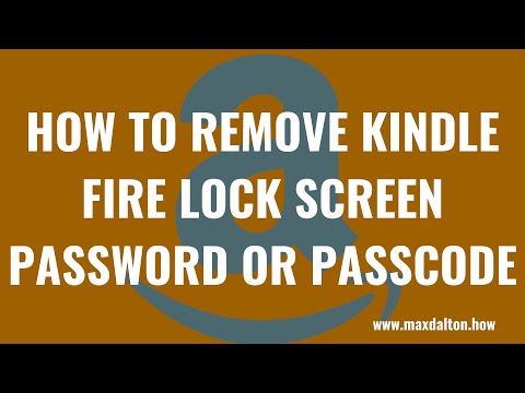 How to Remove Kindle Fire Lock Screen Password or Passcode hqdefault