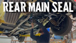 Rear Main Seal replacement in 1968 Dodge Superbee #Dodge #Superbee #RearMainSeal