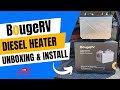 BougeRV Diesel Heater - Unboxing &amp; Installation