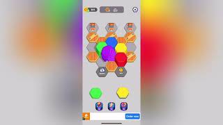 Hexa sort Level 144 Solution Walkthrough 