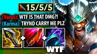 This Tryndamere Build Slices You In Half With One Auto... Insane 1V9 Carry