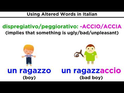 Altered Words in Italian: Parole Alterate