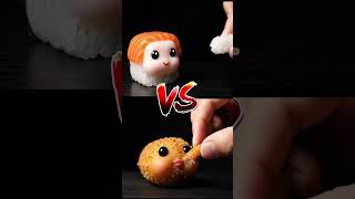 Download Lagu AI Food Eating Food Battle: Sushi VS Chocolate Сookie #ai #asmr #shorts MP3