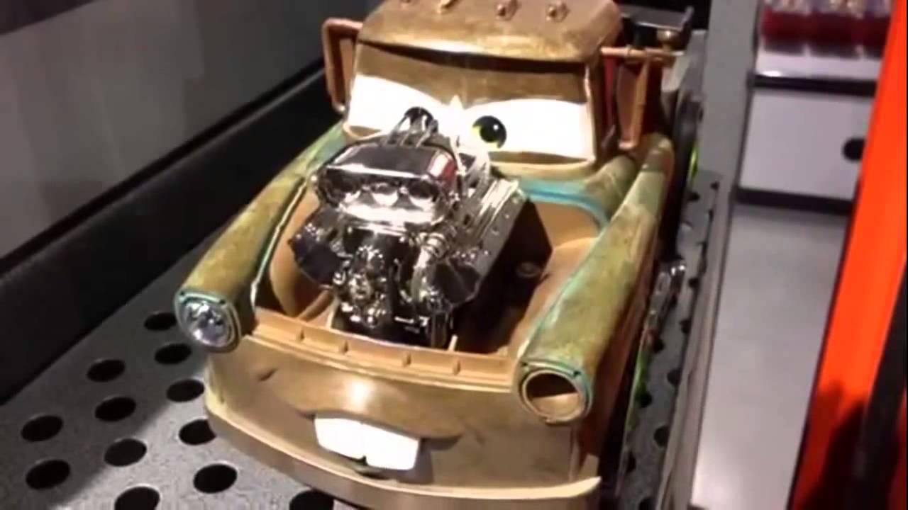 Rare Lightning McQueen, Tow Truck Mater of Disney Cars in Dinsey Land, California YouTube