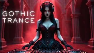 Crimson Gothic Trance - DJ Woman in the Red Citadel | Hypnotic 4K Loop