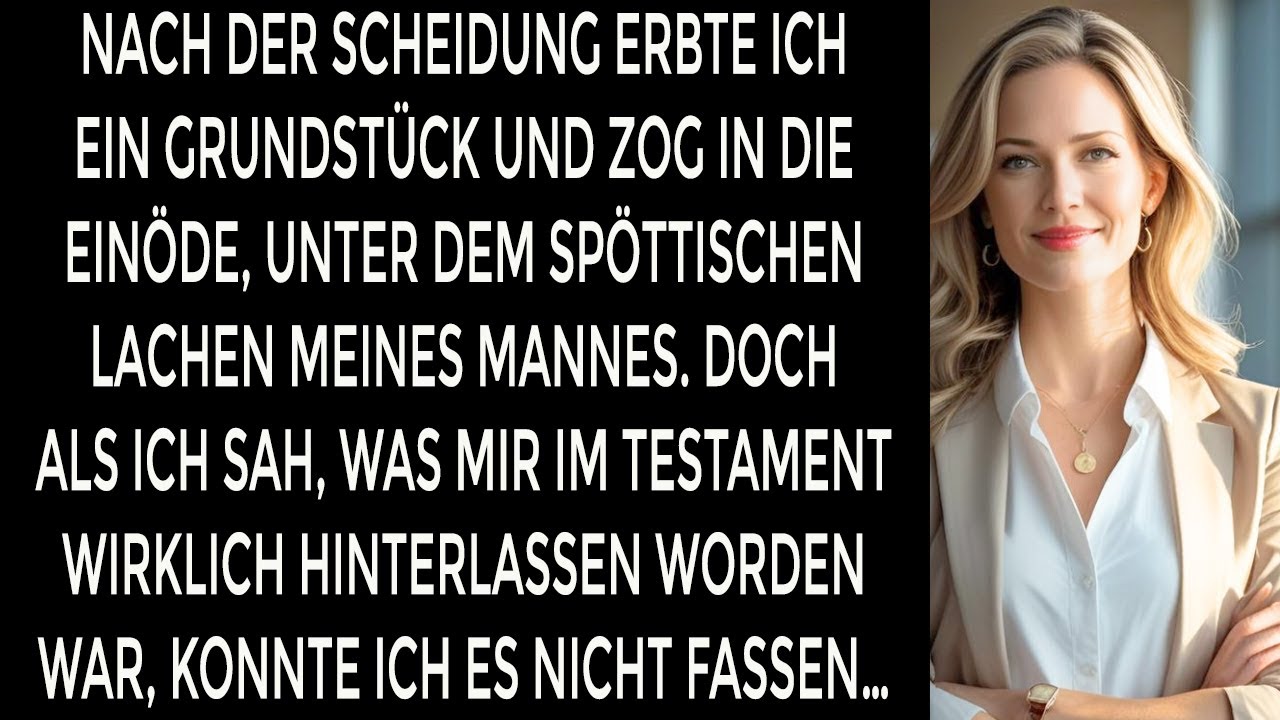 NACH DER SCHEIDUNG ZOG ICH ALLEIN AUFS LAND – DOCH DANN PASSIERTE ETWAS, DAS ALLES VERÄNDERTE