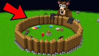 I Built The Safest Minecraft Base In 99 Nights In The Forest