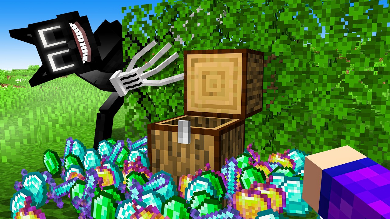 Minecraft de Terror Mas, Arvores São BAÚS??