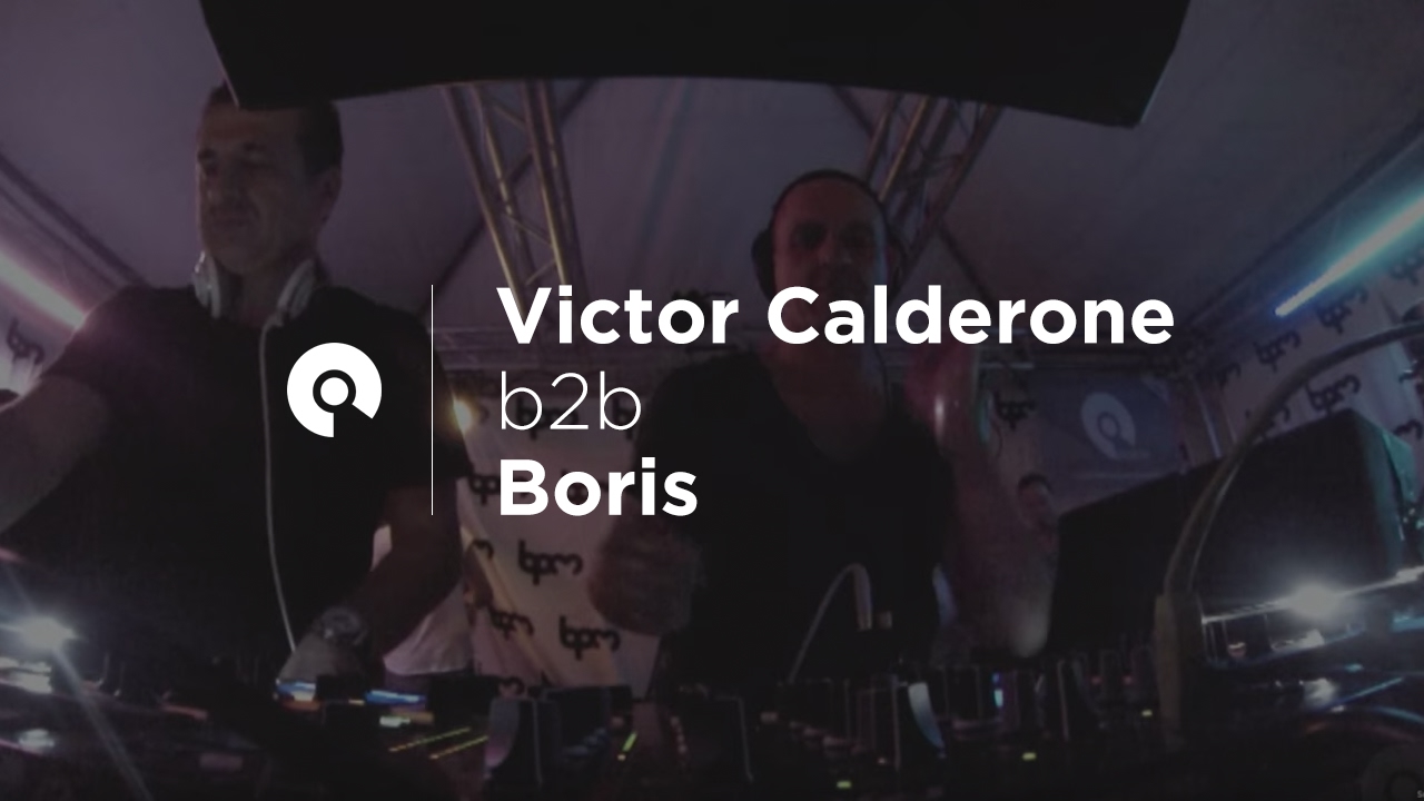 live performance agreement Victor Calderone B2B Boris Live @ BPM Festival, 2014
