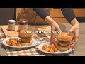 【平日vlog】暮らしを整える、ひとり時間と手づくりハンバーガーの夜
