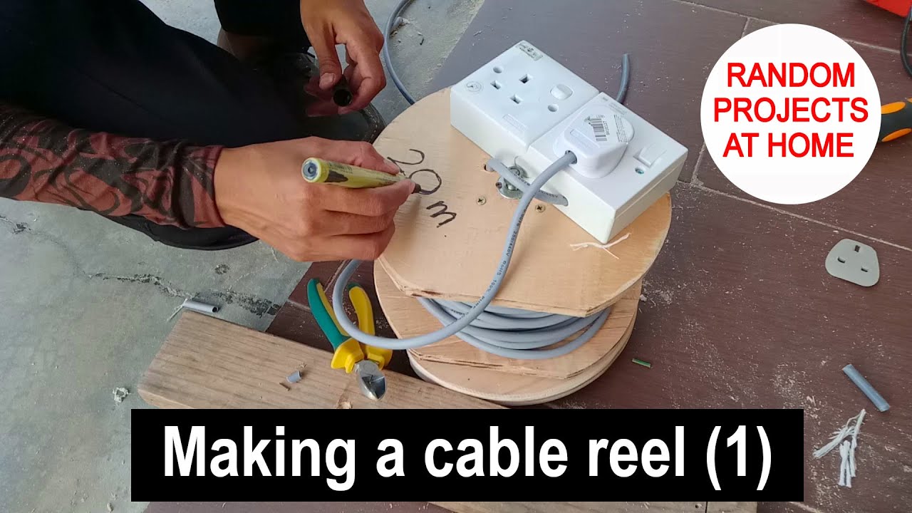 Project Making a cable reel (1) YouTube