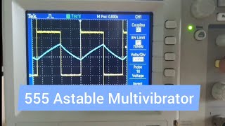 Astable Multivibrator using IC 555 | Circuit diagram |  Experiment | Breadboard  Diploma | Btech