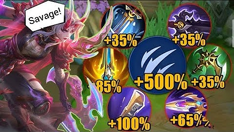 Savage Karrie Build with INSANE Attack Speed! 🔥 | Mobile Legends