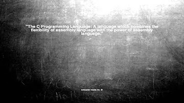 Ok, here is the joke. "The C Programming L...