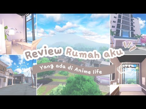 REVIEW RUMAH DAN DESA DI ANIME LIFE || ROBLOX 