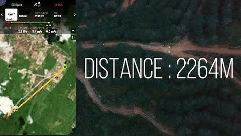 DJI Spark Max Distance Test @ 2264 meter | Reaching Hilltop with Drone | No Mod/Extender/OTG