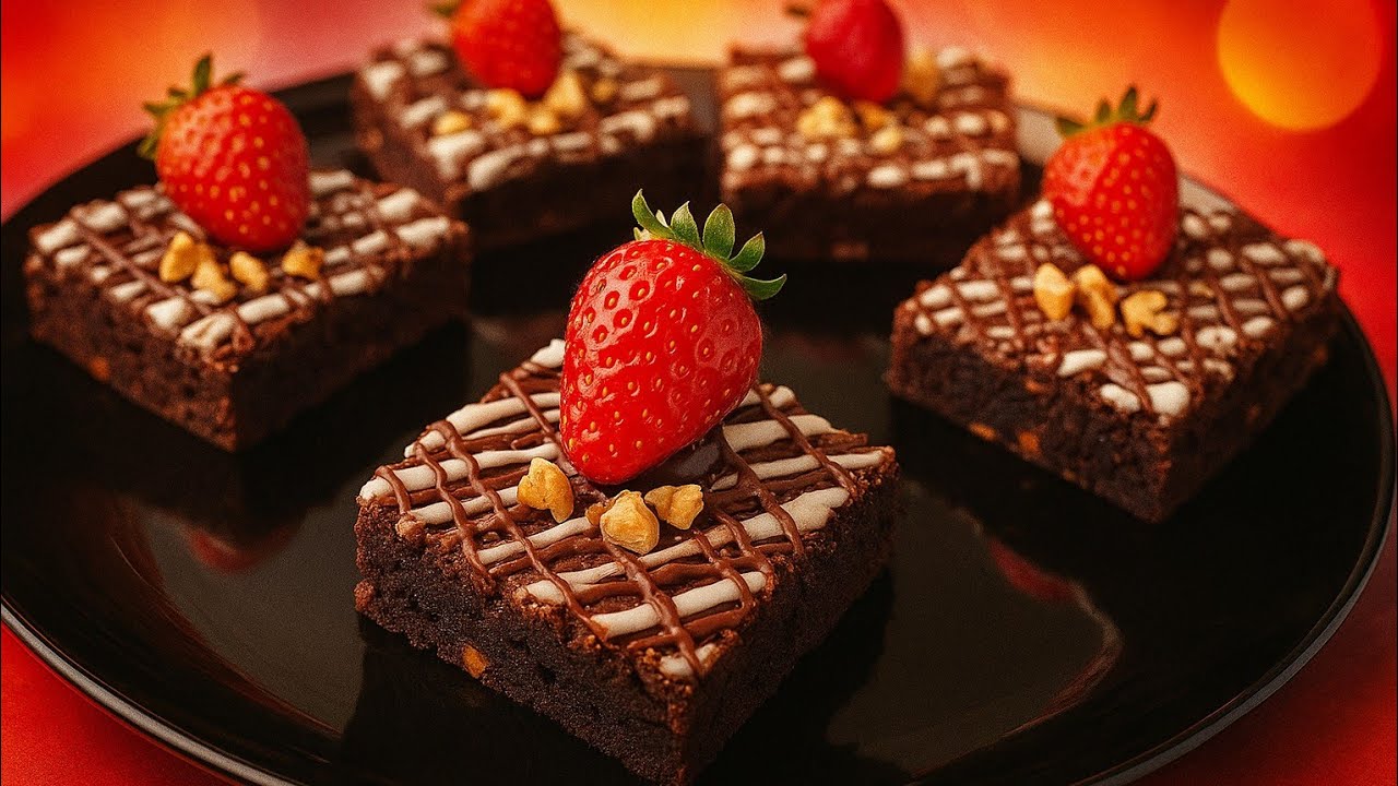 Soft & Moist Chocolate Brownie Recipe 🍫 Step by Step!