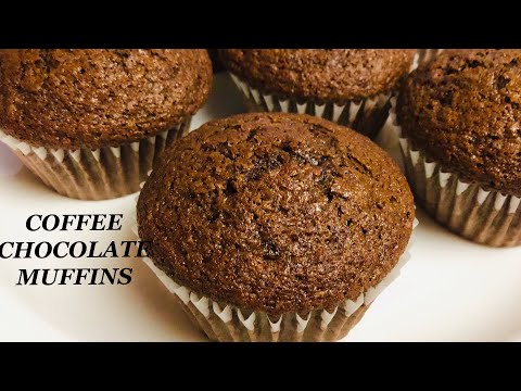     HEALTHY COFFEE CHOCOLATE MUFFINS