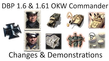 COH2 DBP 1.6 & 1.61 OKW Commander Analysis & Demonstrations