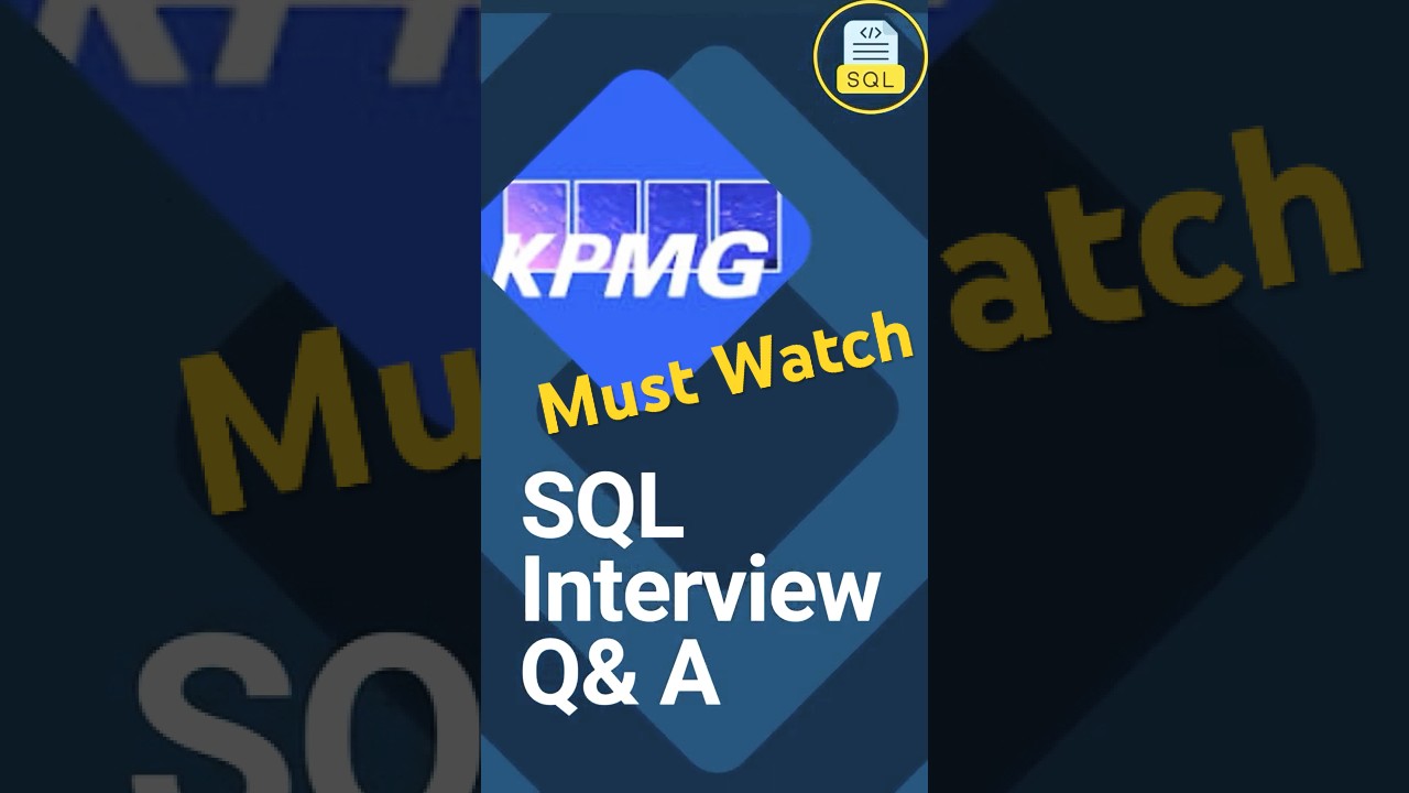Собеседование по SQL в KPMG | 5 лучших аудиторов | Собеседование по SQL | Вопросы и ответы на соб...
