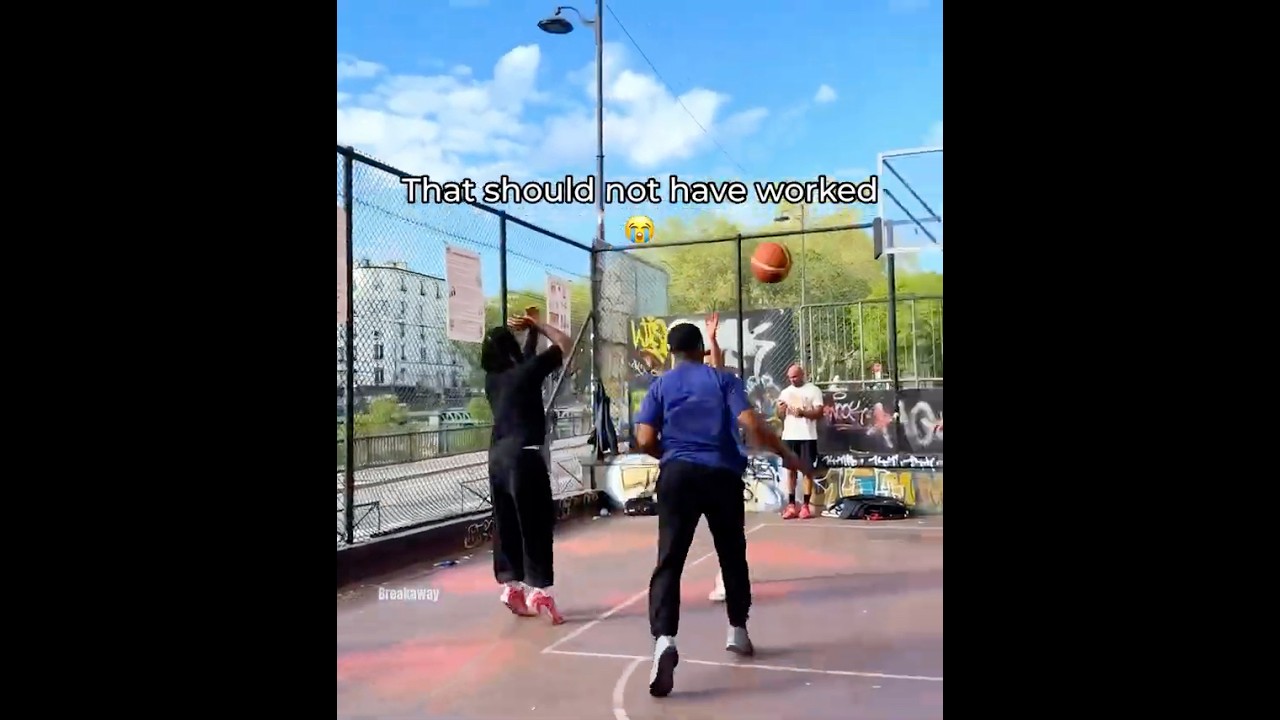 No way that worked 😭 #basketball