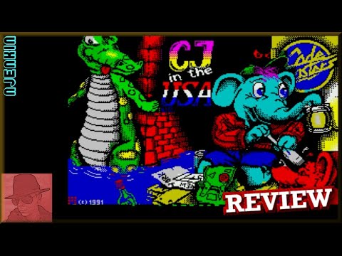 CJ in the USA - on the ZX Spectrum 128K !! with Commentary