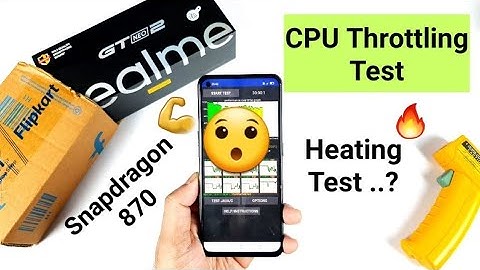 Realme GT Neo 2 CPU Throttling Test 30mins  After Software Update Snapdragon 870 🔥🔥🔥