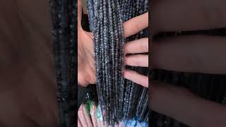 Iolit fasetowane kostki 4 mm (sznur)