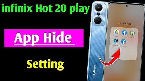 infinix hot 20 play me app hide kaise kare | how to hide Apps in infinix hot 20 play | ✓