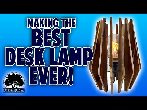 Video: Making a MCM Style Desk Lamp // Mid Century Modern Home Décor