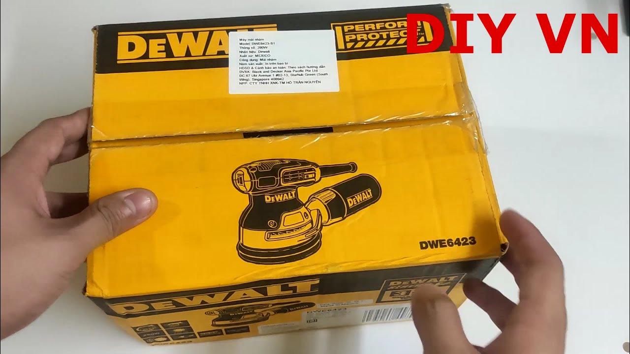 DIY VN Quick Unboxing Dewalt Random Orbital Sander (DWE6423) The