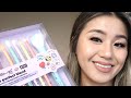 Fox eye makeup tutorial  the creme shop baby bt21 brushes